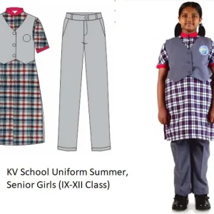 K.V School Girls Uniform